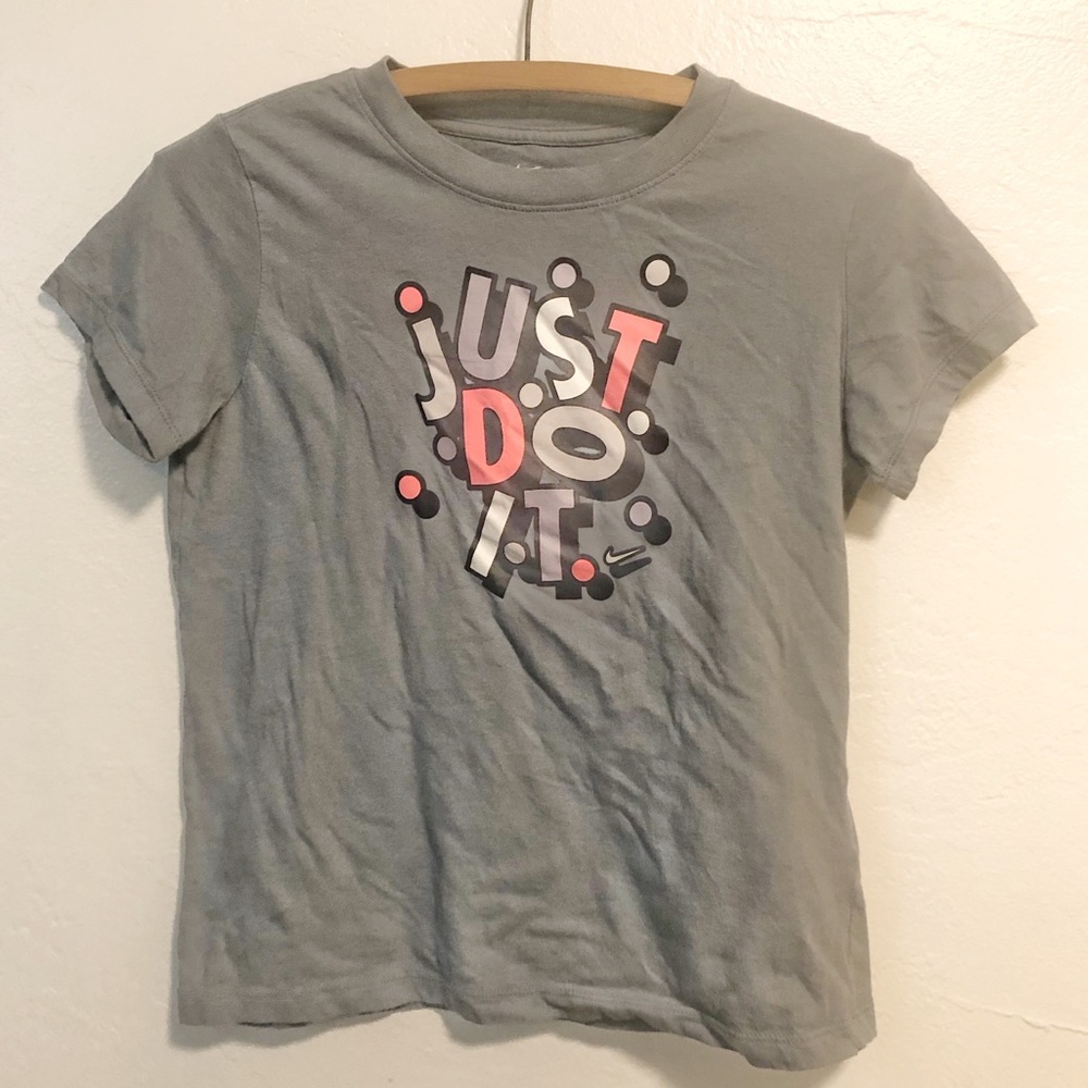 Nike Just Do It Girls Tee Girls Large